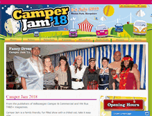 Tablet Screenshot of camperjam.com